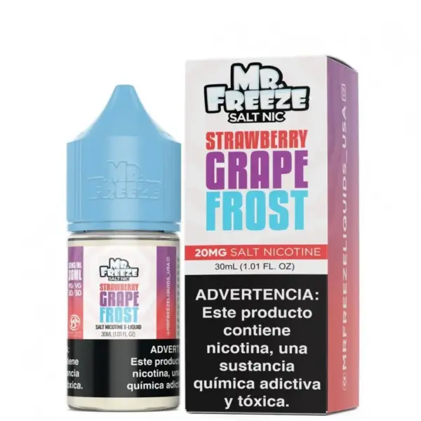 Mr. Freeze Salt - Strawberry Grape Frost - 30 Ml