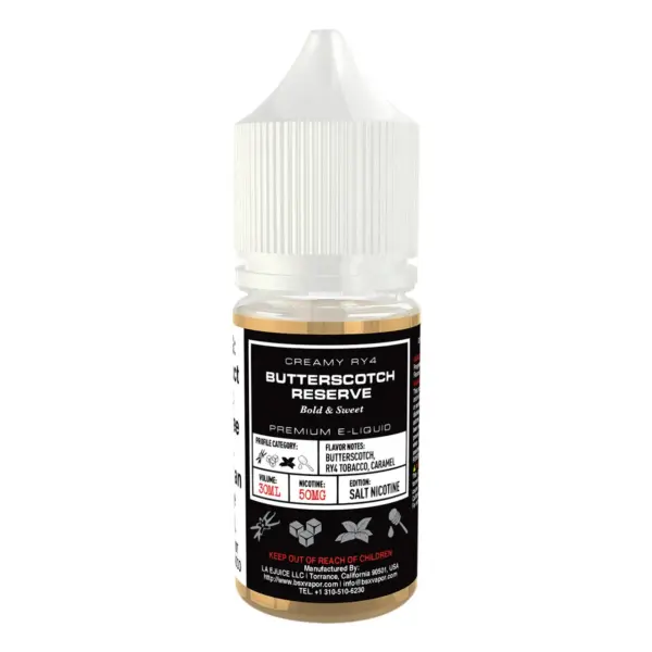 Glas Bsx Salt - Buttersotch Reserve - 30 Ml