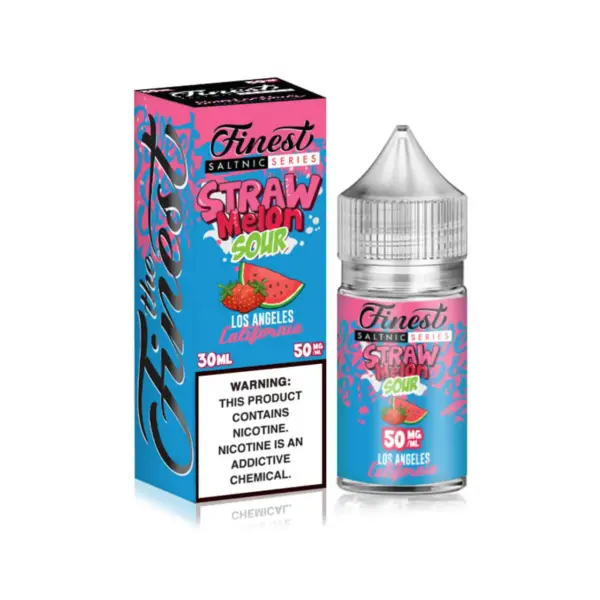 The Finest Salt - Straw Melon Sour Belts - 30 Ml