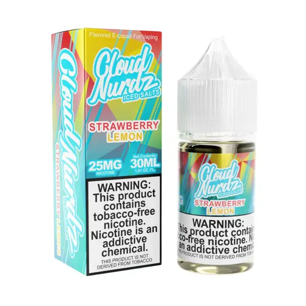 Cloud Nurdz Salt - Strawberry Lemon Iced- 30 Ml