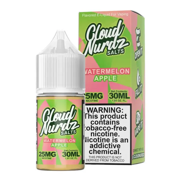 Cloud Nurdz Salt - Watermelon Apple - 30 Ml - Image 2