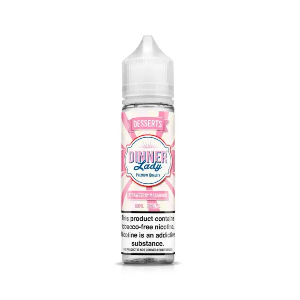 Dinner Lady Strawberry Macaroon - 60 Ml
