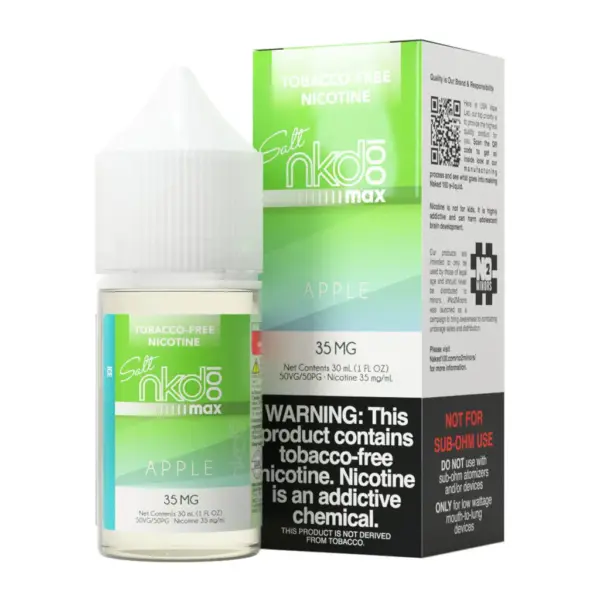 Naked 100 Max Salt- Apple - 30 Ml