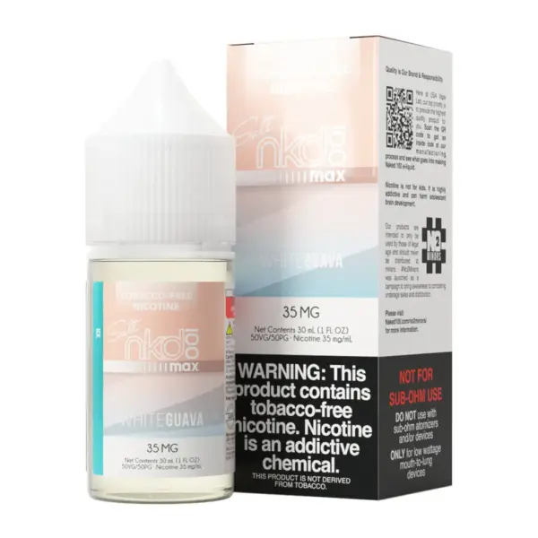 Naked 100 MAX Salt - White Guava - 30 ml