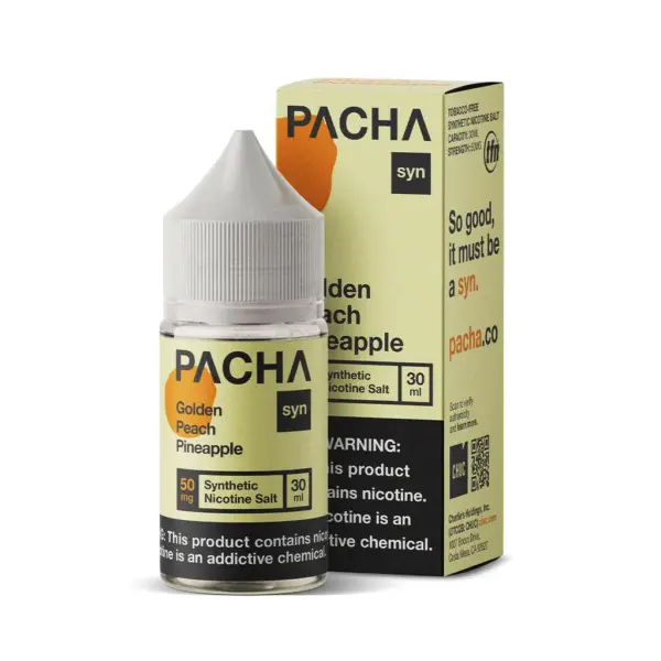 Pacha Syn Salt - Golden Peach Pineapple - 30 Ml