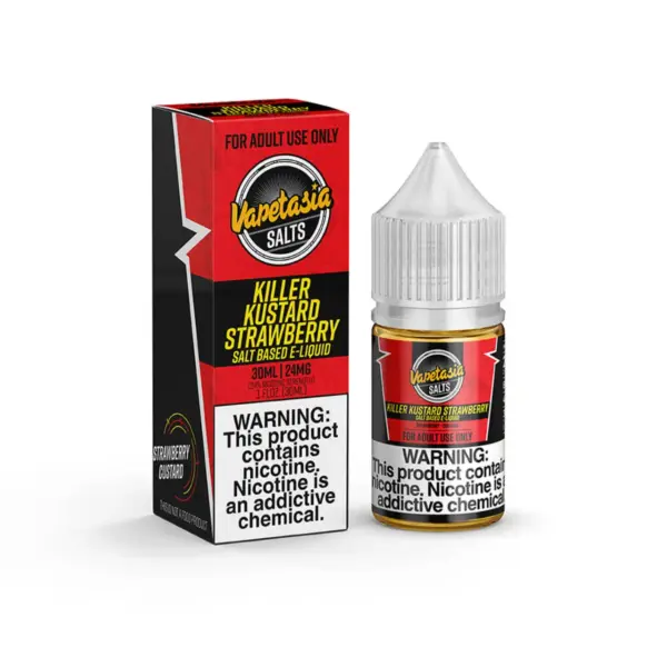 Vapetasia Salts Killer Kustard - Strawberry - 30 Ml