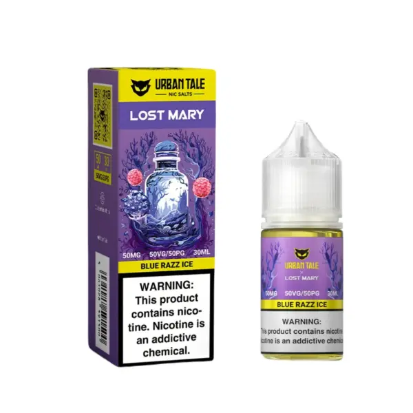 Urban Tale x Lost Mary Blue Razz Ice Salts - 30ml