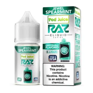 Pod Juice X Raz Salt Jewel Spearmint -30Ml