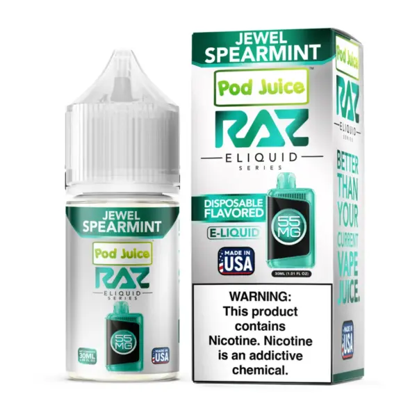 Pod Juice X Raz Salt Jewel Spearmint -30Ml